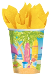 Surf's Up Cups | Luau Party Supplies