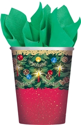 Warmth of Christmas 9oz. Paper Cups | Party Supplies