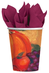 Harvest Still Life 9 oz. Paper Cups | Party Supplies
