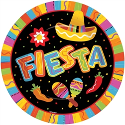 Fiesta Fun 10" Round Plates | Party Supplies