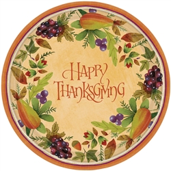 Thanksgiving Medley Round 10-1/2" Plates | Party Supplies