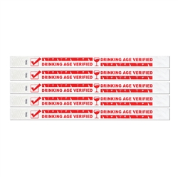 Drinking Age Tyvek Wristbands