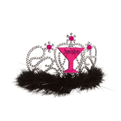 Light-Up Naughty Girl Feather Tiara