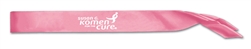 Pink Custom Imprinted Satin Sash