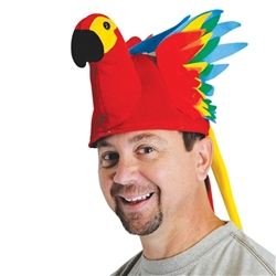 Plush Parrot Hat