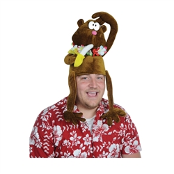 Plush Monkey Hat