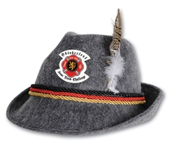 Grey Custom Imprinted Tyrolean Style Hat