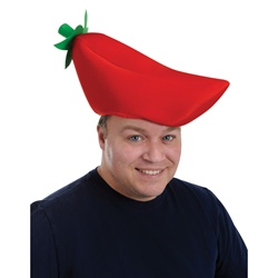 Plush Chili Pepper Hat