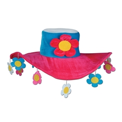 Plush Flower Power Hat