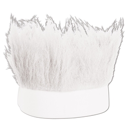 White Hairy Headband