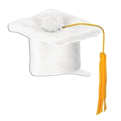 White Graduation Cap Hair Clip for Sale
