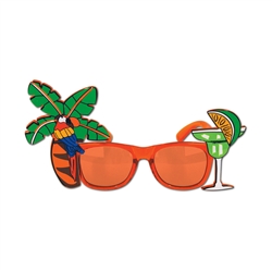 Palm Tree & Parrot Fanci-Frame Sunglasses