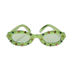 Jeweled Flower Garden Fanci-Frame Sunglasses