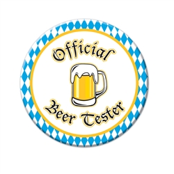 Official Beer Tester Button