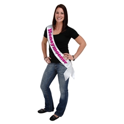 Honeymooner Satin Sash