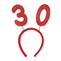 "30" Glittered Boppers