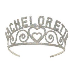 Glittered Bachlorette Tiara