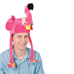 Plush Flamingo Hat