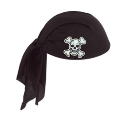 Black Pirate Scarf Hat