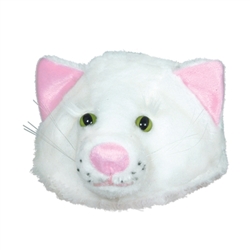 Plush Cat Head-Hat