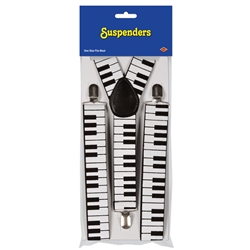 Piano Keyboard Suspenders