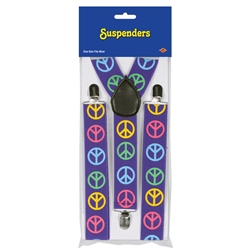 Peace Sign Suspenders