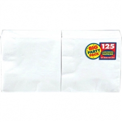Frosty White Big Party Pack Luncheon Napkins | Party Supplies