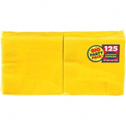 Yellow Sunshine 2-Ply Luncheon Napkins - 125ct. | Party Supplies