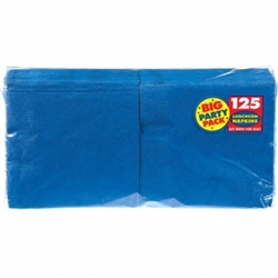 Bright Royal Blue Big Party Pack Luncheon Napkins | Party Supplies