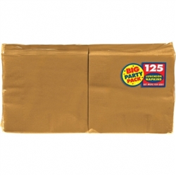 Gold Luncheon Napkins - 125ct. | Party Supplies