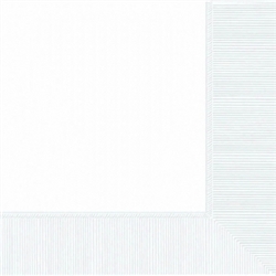 Frosty White 3-Ply Luncheon Napkins | Party Supplies