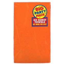 Orange Peel Guest Towels 2-Ply 40 ct | Party Supplies