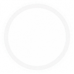 Frosty White 7" Paper Plates | Party Supplies