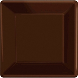 Chocolate Brown 7" Paper Plates - 20ct. | Party Supplies