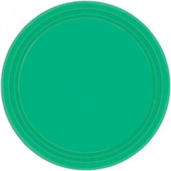 Festive Green 9" Paper Plates - 20ct | Party Supplies