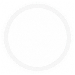 Frosty White 9" Paper Plates | Party Supplies