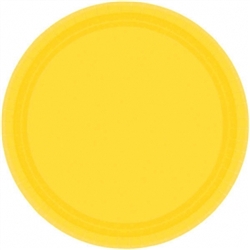 Yellow Sunshine 9" Paper Plates - 20ct | Party Supplies