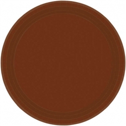 Chocolate Brown Paper 9" Plates - 20ct. | Party Supplies