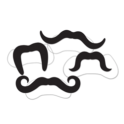 Printed Villain Moustaches
