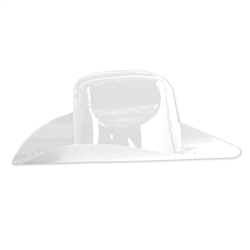 White Miniature Plastic Cowboy Hat