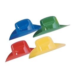 Packaged Miniature Plastic Cowboy Hats