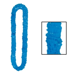 Blue Soft-Twist Poly Leis | Party Supplies