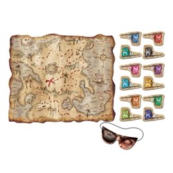 Pirate Treasure Map Party Game