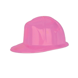 Pink Plastic Construction Helmet