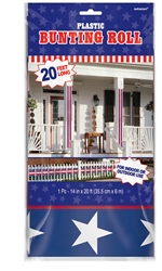 Patriotic Bunting Roll | Party Supplies