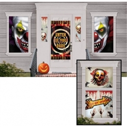 Creepy Carnival Scene setter Mega Value Decorating Kit