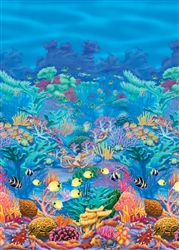 Coral Reef Scene Setters Room Rolls | Luau Party supplies