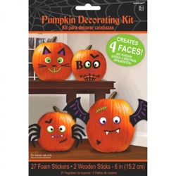 Pumpkin Decorating Kit - Cute Characters