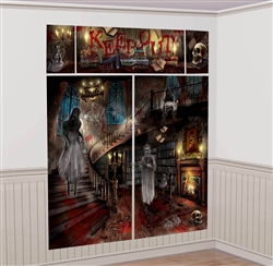 Haunted Mansion Scene Setters Wall Decorating Kit | Party Supplies
