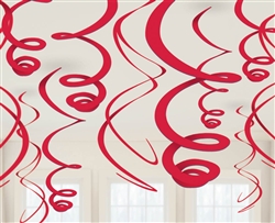 Red Swirl Hanging Decorations | Valentine's Day Decorations